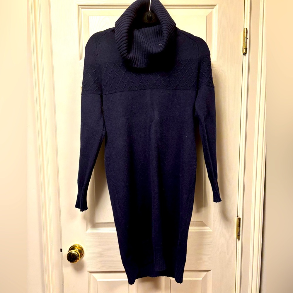 Banana Republic Navy Sweater Dress